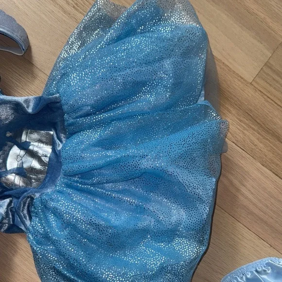 Disney Glittery Blue Princess Costume - Picture 5 of 16